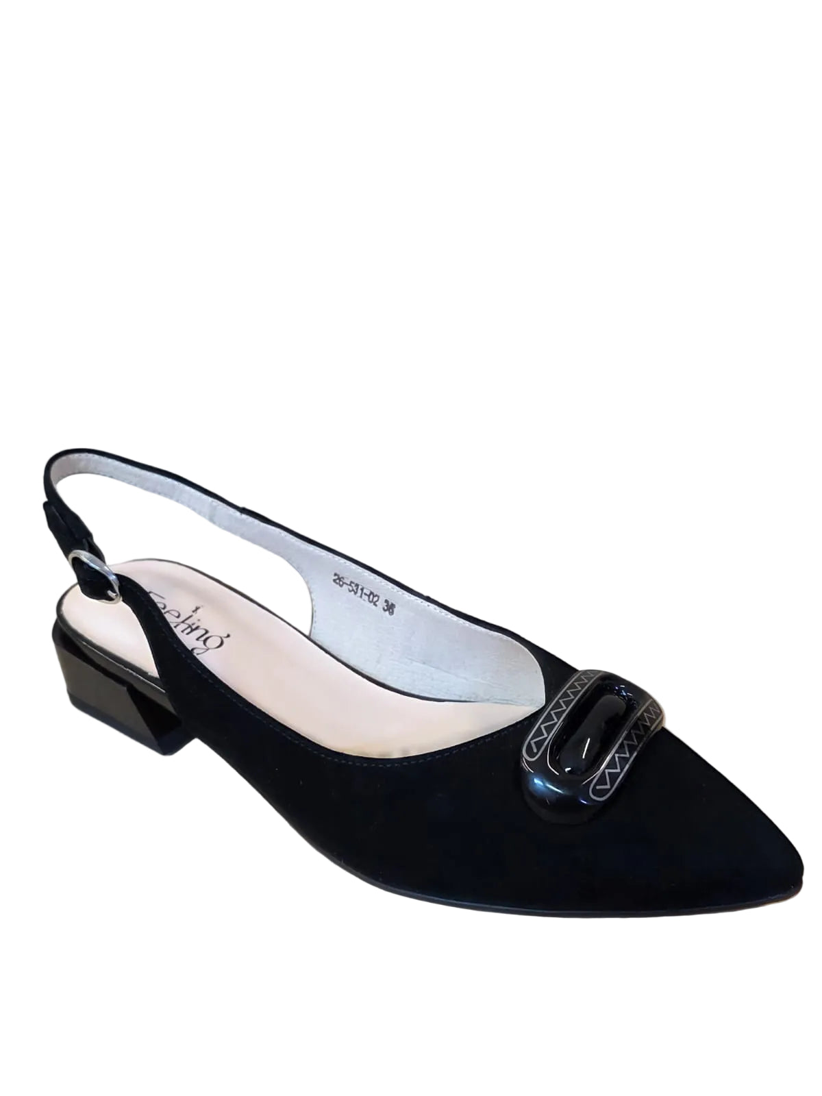 Pantofi Piele Naturala Feeling 26-531-02 Black