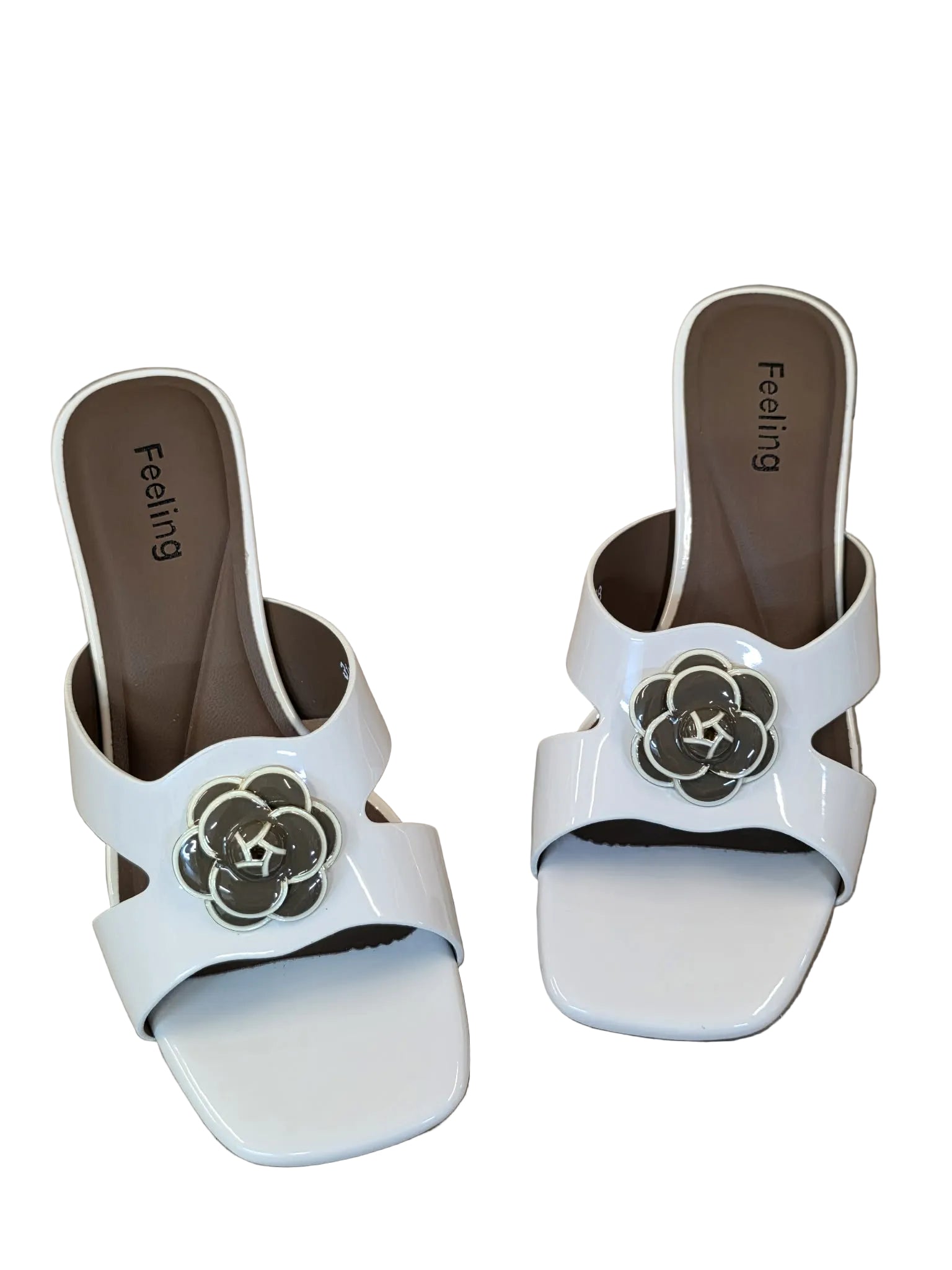 Papuci Feeling Piele Naturala 31080 Beige