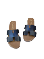 Papuci Piele Naturala Lux Vibe Italy Nero