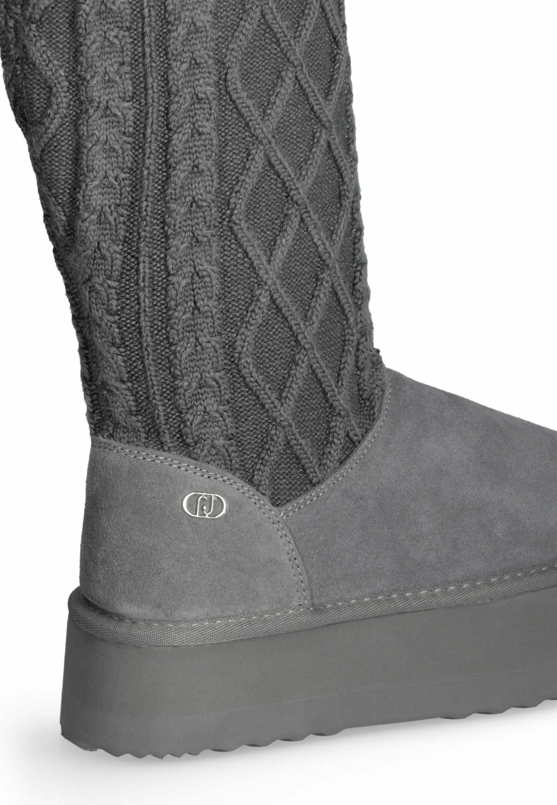 CIZME Liu Jo Jane 07 Wool Cow Suede Grey