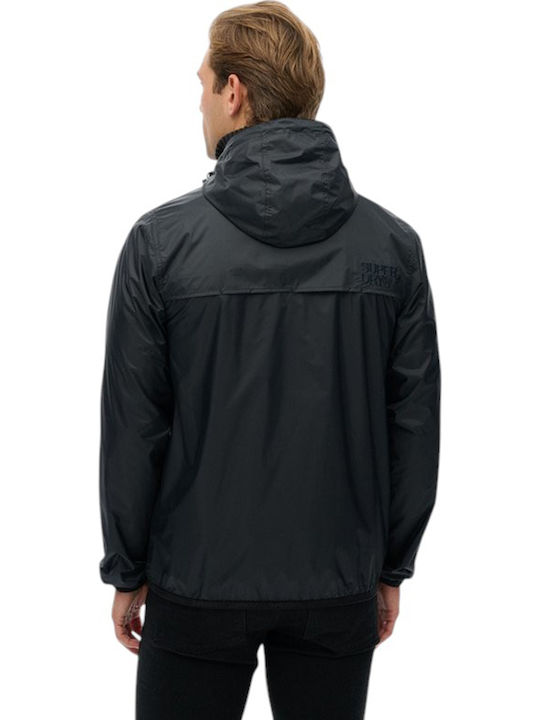 Geaca Barbati Superdry Antivânt Neagra