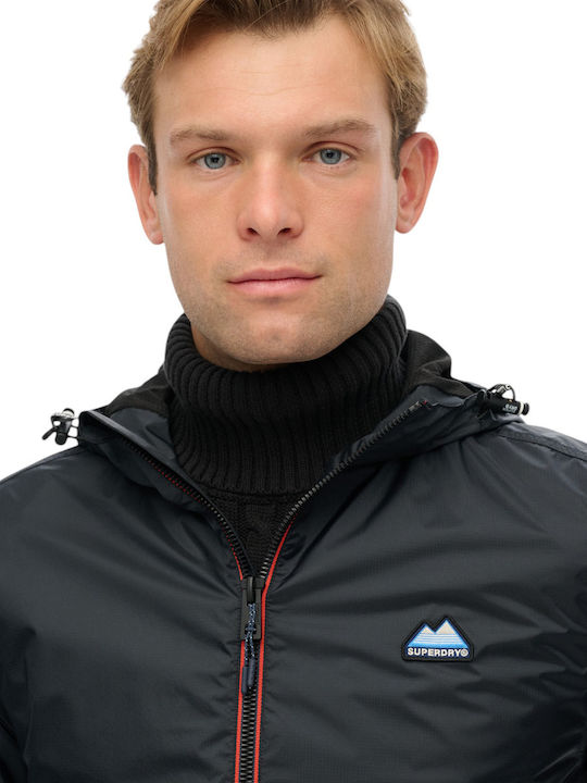 Geaca Barbati Superdry Antivânt Neagra
