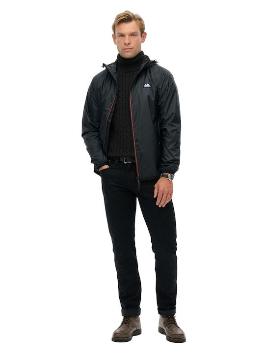 Geaca Barbati Superdry Antivânt Neagra