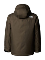 The North Face Geacă Impermeabilă și Antivânt pentru Copii cu Glugă Kaki
