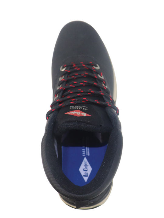 Ghete Barbati Lee Cooper Panelled Lace-Up Chukka Black