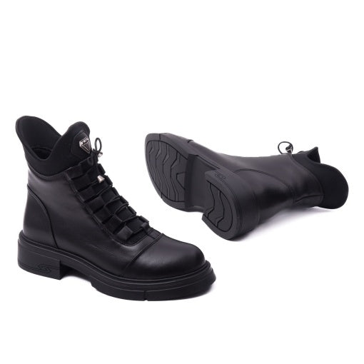 Ghete Piele Naturala 087 500 Black Dogati