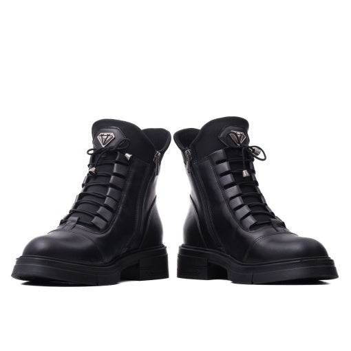 Ghete Piele Naturala 087 500 Black Dogati