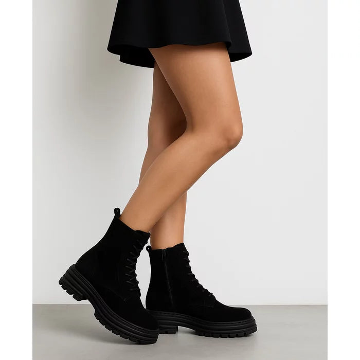 Ghete Piele Naturala Parrotto VH-473H06 Black