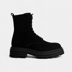 Ghete Piele Naturala Parrotto VH-473H06 Black