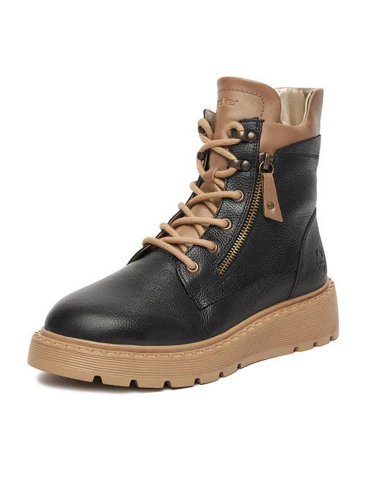 Ghete Piele Naturala Rieker 70406-00 Brown
