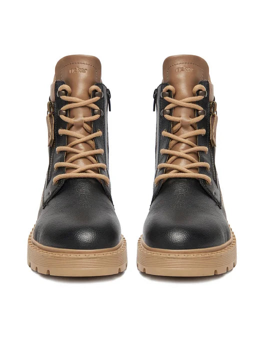 Ghete Piele Naturala Rieker 70406-00 Brown