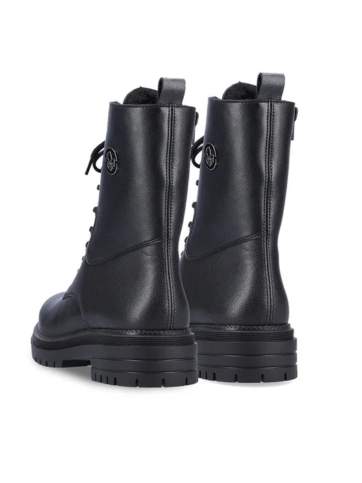 Ghete Piele Naturala Rieker Y3115-00 Black