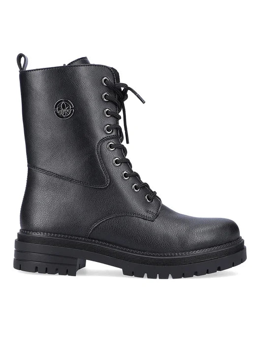 Ghete Piele Naturala Rieker Y3115-00 Black