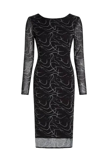 Rochie Mesh Aop Dress Karl Lagerfeld