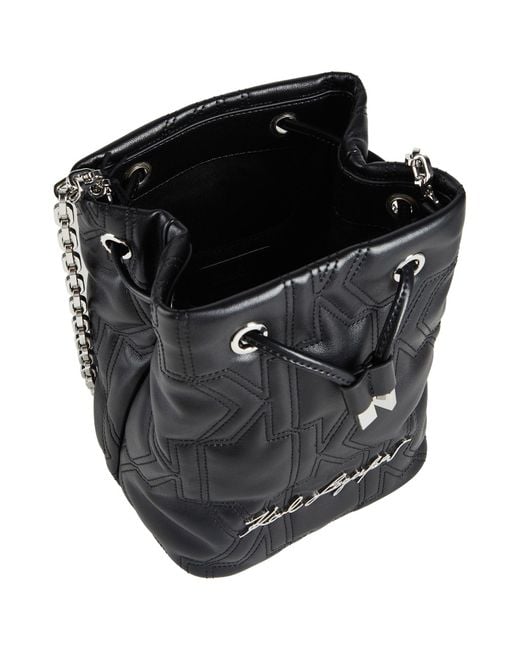 Geanta Kurl Bucket Black - Karl Lagerfeld