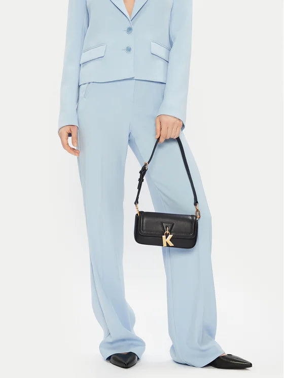 Geanta/Portofel Lock SM Shoulderbag Black Karl Lagerfeld