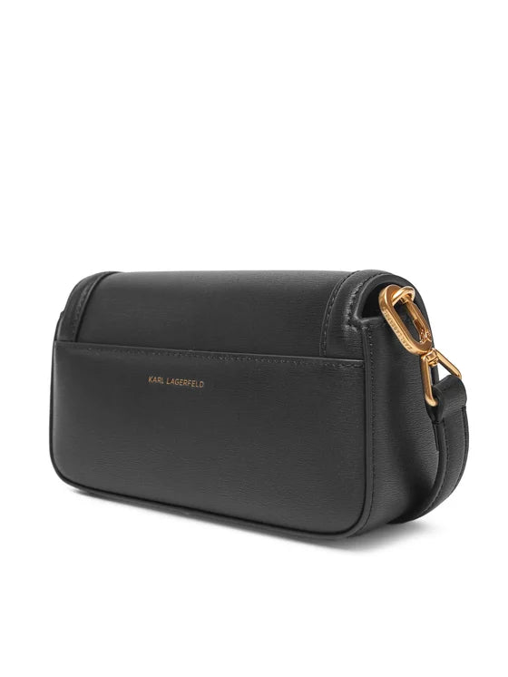 Geanta/Portofel Lock SM Shoulderbag Black Karl Lagerfeld