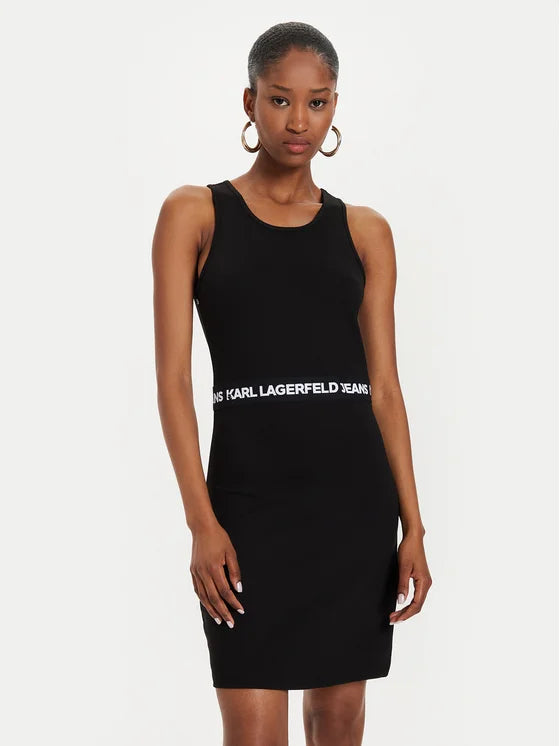 Rochie Fitted Mesh Mini Dress - Karl Lagerfeld