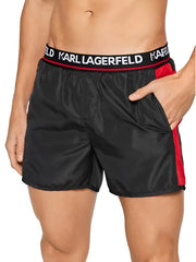 Șort De Baie Black-Red - Karl Lagerfeld