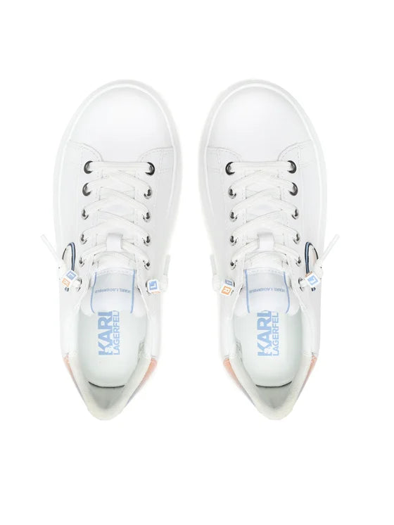 Sneakers Piele KAPRI Gradient KC Lo Lace Blue Karl Lagerfeld