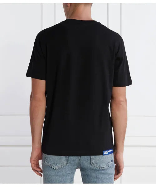 Tricou Regular SSLV LOGO TEE  Black - Karl Lagerfeld