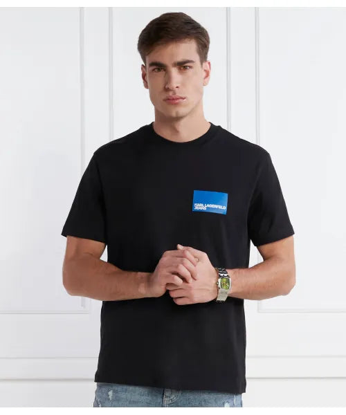 Tricou Regular SSLV LOGO TEE  Black - Karl Lagerfeld