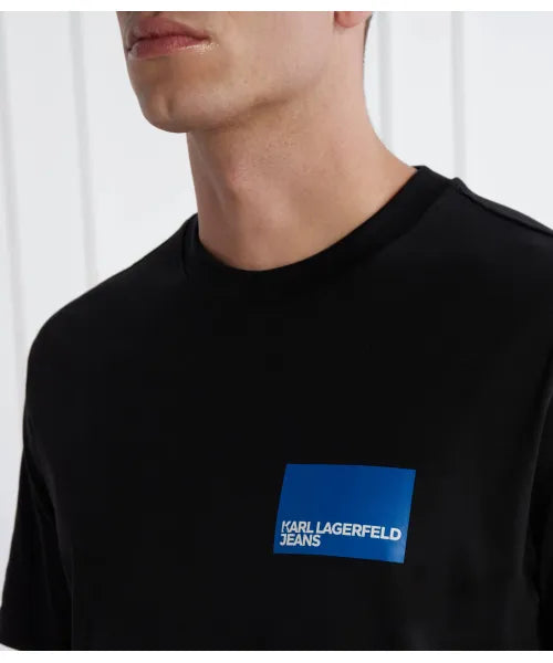 Tricou Regular SSLV LOGO TEE  Black - Karl Lagerfeld