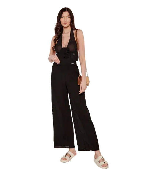 Pantaloni DNA Plisse Beach Trousers Karl Lagerfeld