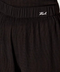 Pantaloni DNA Plisse Beach Trousers Karl Lagerfeld