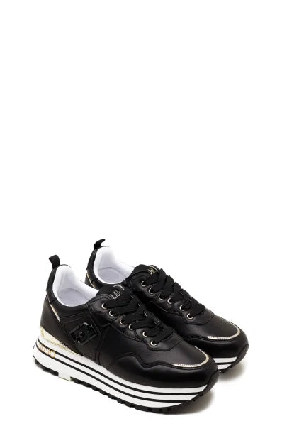 LIU JO MAXI WONDER 01 - SNEAKER CALF BLACK