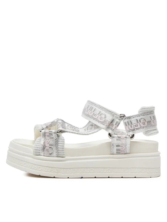 LIU JO Sandale Chantal 713 Grosgrain White