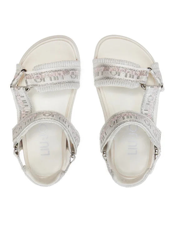 LIU JO Sandale Chantal 713 Grosgrain White
