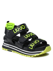 LIU JO Sandale Maxi Wonder 7 Black Yellow