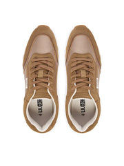 LIU JO Running 02 Sneaker Cow Suede Mesh Brown