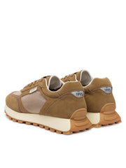 LIU JO Running 02 Sneaker Cow Suede Mesh Brown
