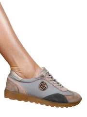 Pantofi Sport Piele Naturala Abra F002-600A Grey