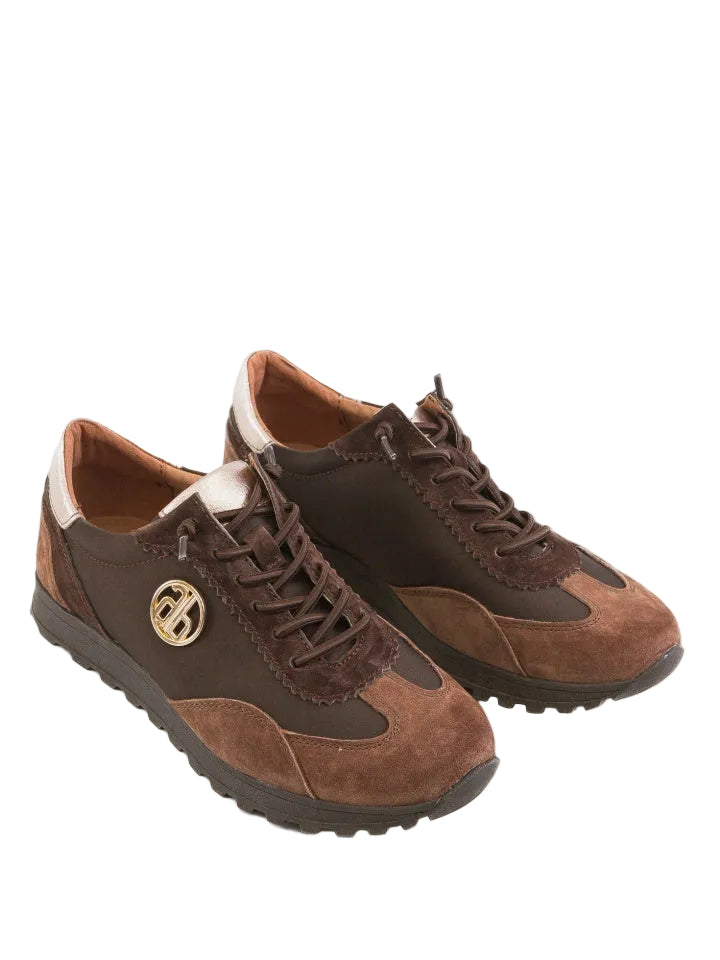 Pantofi Sport Piele Naturala Abra F002-600B Coffee