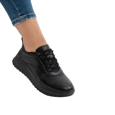 Pantofi Sport Piele Naturala Anda F001-977 Negru