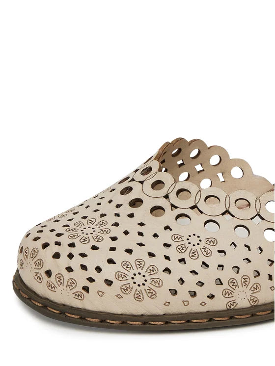Pantofi Piele Naturala Rieker 40902-60 Bej