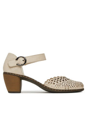 Pantofi Piele Naturala Rieker 40902-60 Bej