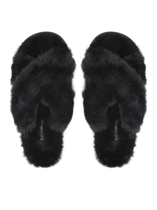 Papuci de casă Lala Slipper Negru - Michael Kors