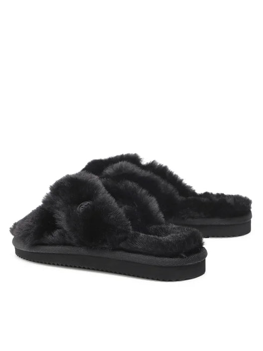Papuci de casă Lala Slipper Negru - Michael Kors