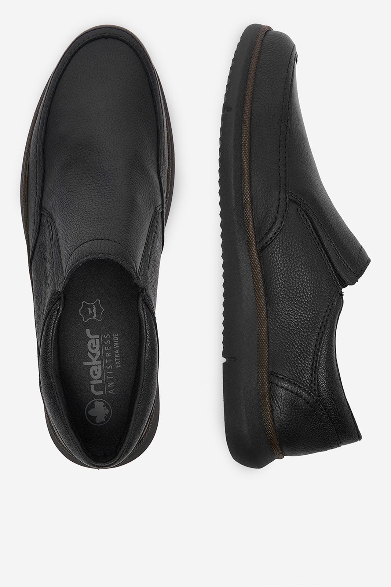 Pantofi Piele Naturala 10454-00 Black Rieker
