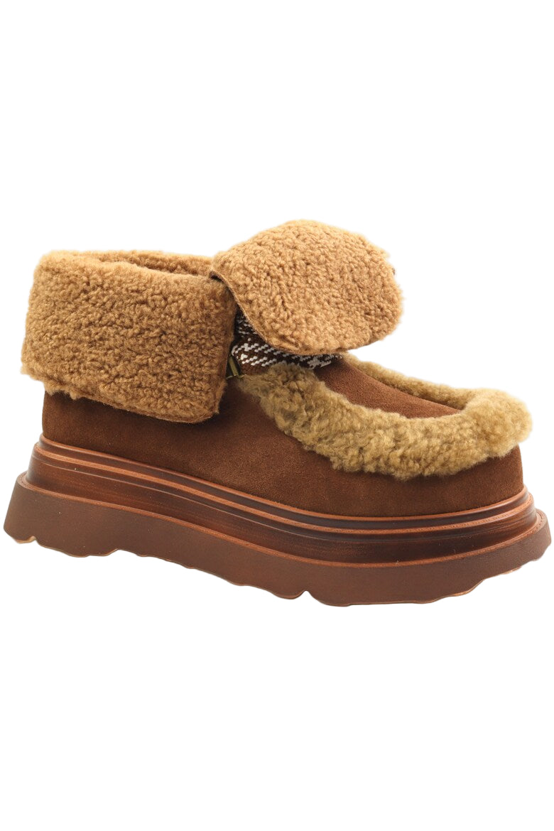 Ghete Piele Naturala Feeling M821 Coffee