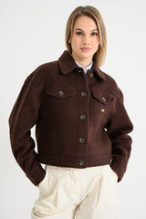 Jachetă din amestec de lână - Tommy Jeans