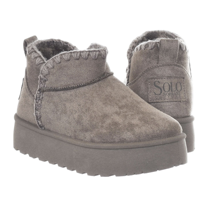 Ghete Tip UGG Solo Soprani Couture Grey