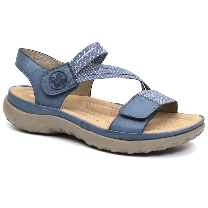 Sandale Rieker Antistress 64870-14 Blu