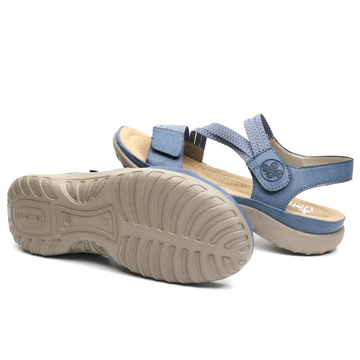 Sandale Rieker Antistress 64870-14 Blu