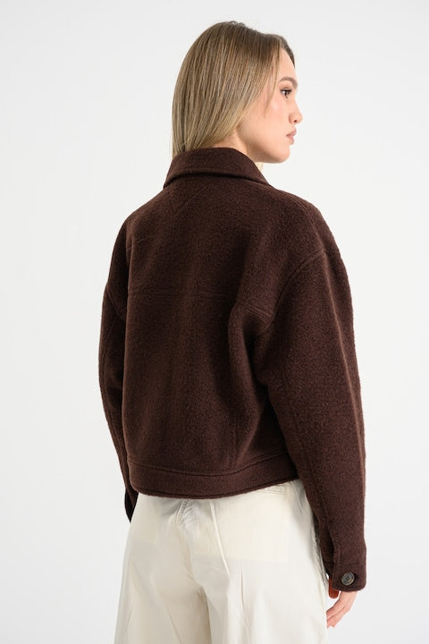 Jachetă din amestec de lână - Tommy Jeans