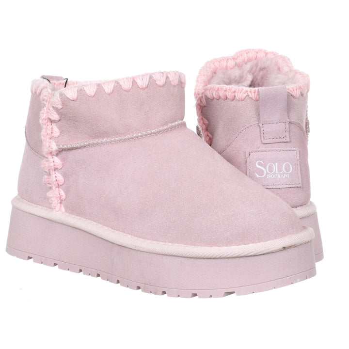 Ghete Tip UGG Solo Soprani Couture Lotus Pink